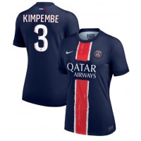 Stroje piłkarskie Paris Saint-Germain Presnel Kimpembe #3 Koszulka Podstawowej dla damskie 2024-25 Krótki Rękaw